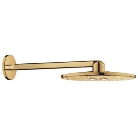 Grohe Kopfbrause Rainshower SmartActive 310 C sunrise, Brausearm 43cm, 2 Stahlarten