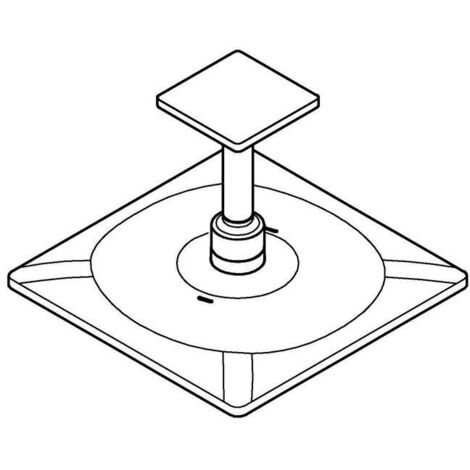 Grohe Kopfbrause Rainshower SmartActive 310 Cube Deckenausl 14,2cm, 2 S.-Arten, hd graph.