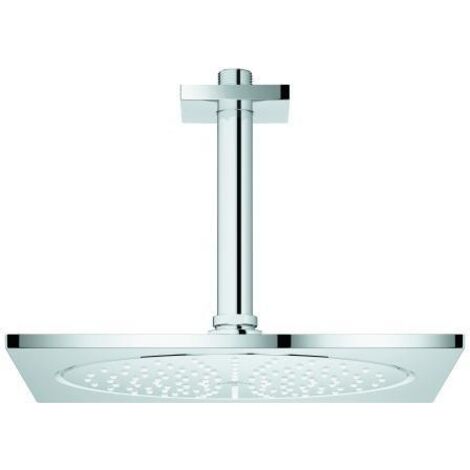 GROHE Kopfbrauseset Rainshower Aqua 10" 26861 Deckenauslass 142mm 9,5l/min chrom, 26861000