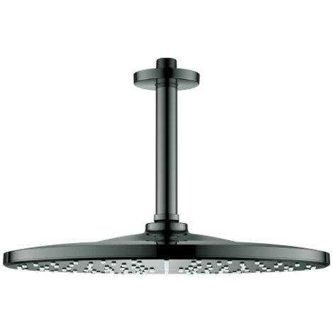 Grohe Kopfbrauseset Rainshower Mono 310 mit Deckenauslass 14,2cm, hard graphite