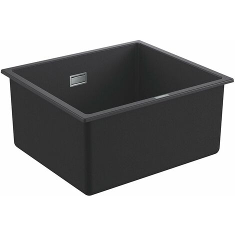 Grohe Lavelli - Lavello composito K700 con sistema di scarico, 46x41 cm, granito nero 31653AP0
