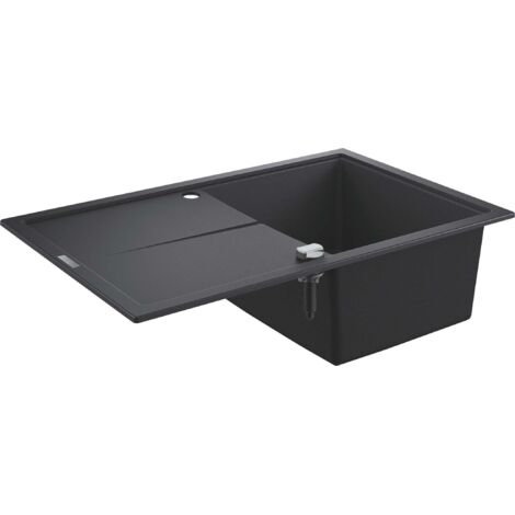 GROHE Lavello composito con scolapiatti K400 780 x 500 mm Nero Granito 31639AP0