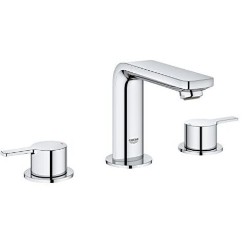 Grohe Lineare 3 trous pour lavabo, avec vidage, saillie 127mm,