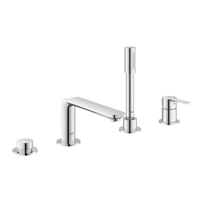 Grohe - Lineare New 4-hole single-lever bath combination, assembly with or without frame, Chrome (19577001)