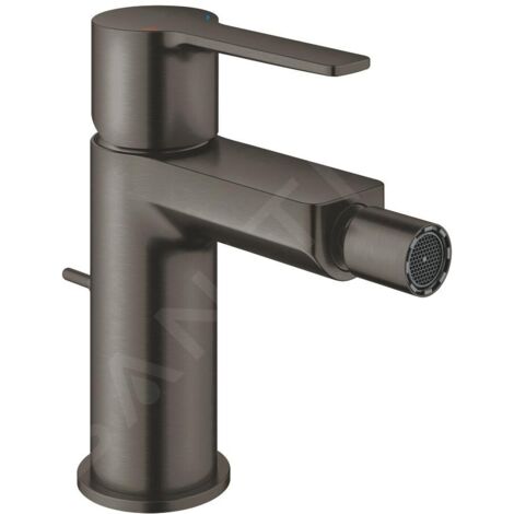 Grohe Lineare - Mitigeur de bidet avec vidage, Hard Graphite brossé 33848AL1