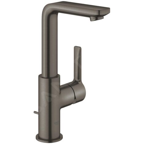 Grohe Lineare - Mitigeur de lavabo avec vidage, Hard Graphite brossé 23296AL1