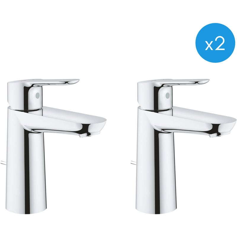 Set of 2 Basin mixers 1/2'M-Size , dn 15 (MitigeurM2-DUO) - Grohe