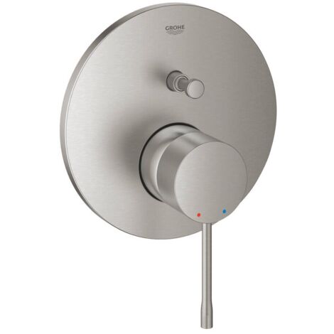 Grohe Mezclador empotrado 2 salidas, acero inoxidable (24058DC1)