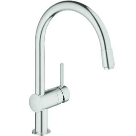 GROHE Minta Einhand-Spültischbatterie, C-Auslauf, mit