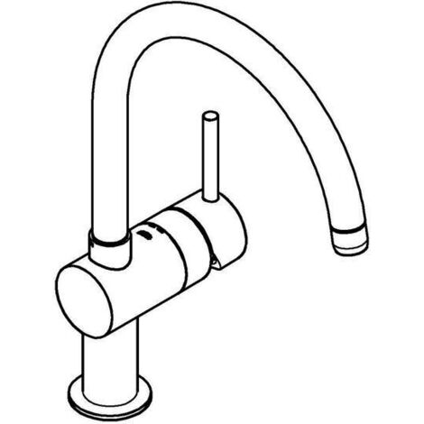 GROHE Minta Einhand-Waschtischmischer Supersteel 32917DC0