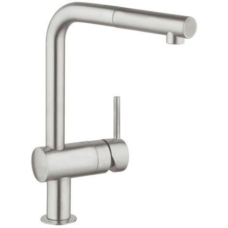 Set Lavello e Miscelatore Minta Grohe Acciaio Inox - 31573SD0