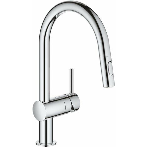 GROHE Robinet de lavabo EH Minta 323212 C, bec verseur, douchette chromée