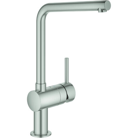 GROHE Minta Mitigeur monocommandé pour évier, bec en L, 31375DC0,