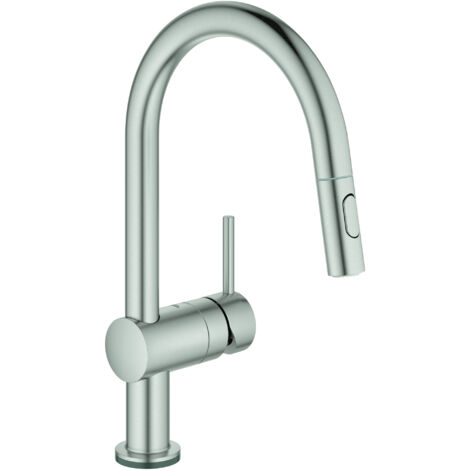 GROHE Minta Touch Mitigeur électronique d'évier, bec en C, avec