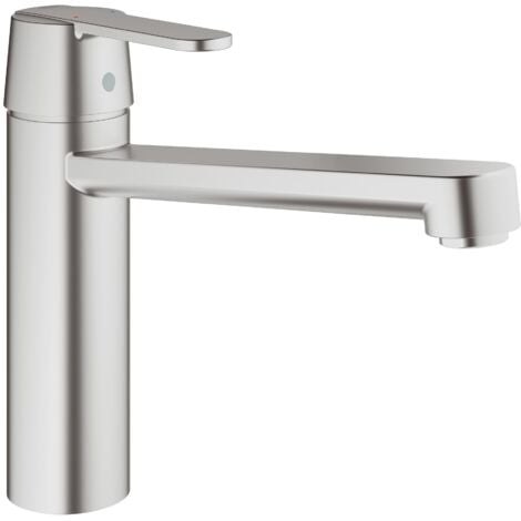 Rubinetto Cucina Acciaio Satinato.Grohe Miscelatore Cucina Get Acciaio Satinato 30196dc0