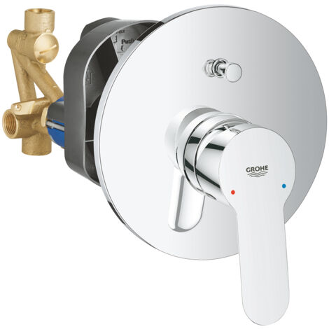 Grohe BauEdge - Rubinetto ad incasso per vasca da bagno, inc. corpo incasso, cromato 29079000