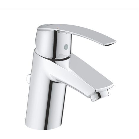 Grohe Miscelatore monocomando per lavabo Start misura S con limitatore di temperatura, cromo (23918000)