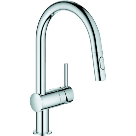 GROHE Miscelatore monocomando per lavello Cromato Minta