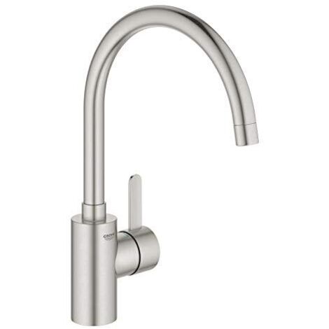 GROHE Miscelatore Monocomando per Lavello, Grigio (Super Steel) 32843DC2