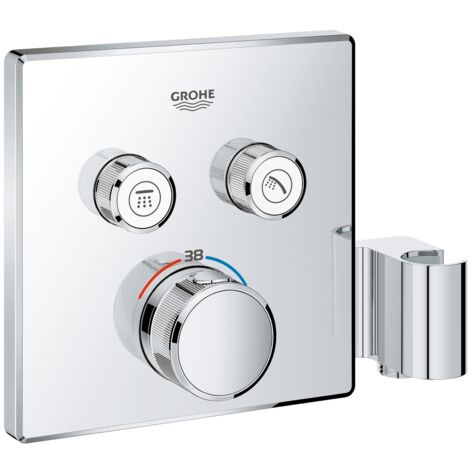 GROHE Miscelatore Termostatico Quadro Grohterm Smart Control Solo Parte Esterna Cromo