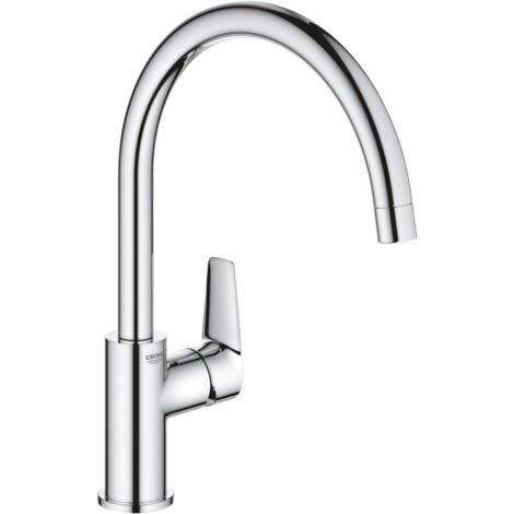 GROHE Mitigeur cuisine Start Edge Bec haut Chromé