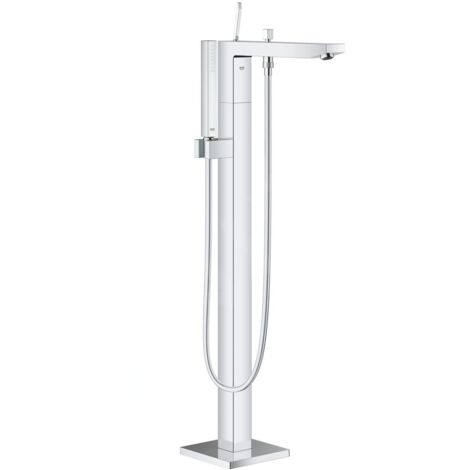 GROHE Mitigeur de baignoire EH Eurocube Joy 236671 corps encastré montage au sol chrome, 23667001