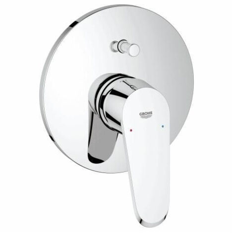 Grohe – Mitigeur de douche encastré monocommande en laiton chromé – Installation encastrable – Déviateur automatique – Capacité débit 27 l/min