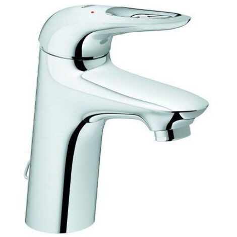 GROHE Mitigeur de lavabo EH Eurostyle 335573 Taille S Chaîne Levier ouvert chromé, 33557003