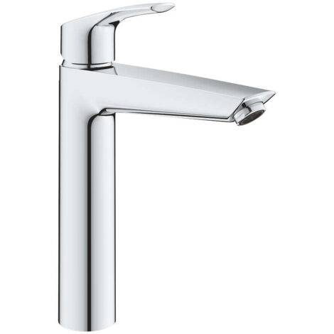 Grohe – Mitigeur de lavabo monocommande 266mm – Finition chromée – Cartouche céramique 28mm – Système de fixation rapide – Débit 5 l/min