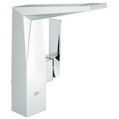 Grohe – Mitigeur de lavabo monocommande chromé – Finition métal – Hauteur 221mm – Hauteur sous bec 201mm – Débit 5 l/min – 23109000