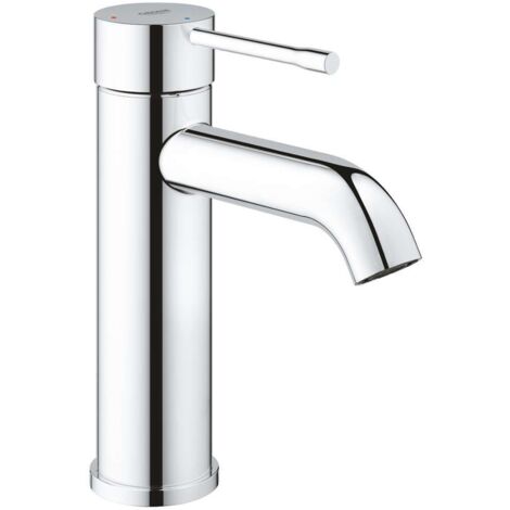 Grohe – Mitigeur de lavabo monocommande chrome – Technologie SilkMove ES – Débit 5,7 l/min – Système QuickFix Plus – Bonde Push-Open