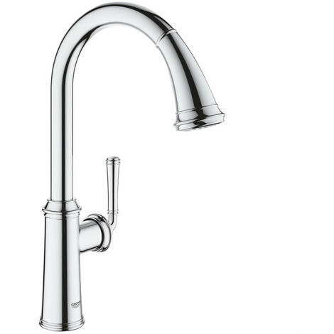 Robinet de cuisine avec douchette GROHE Gloucester Quickfix - Chromé