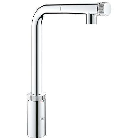 Grohe Minta SmartControl - Mitigeur d'évier avec douchette extractible, SmartControl, chrome 31613000