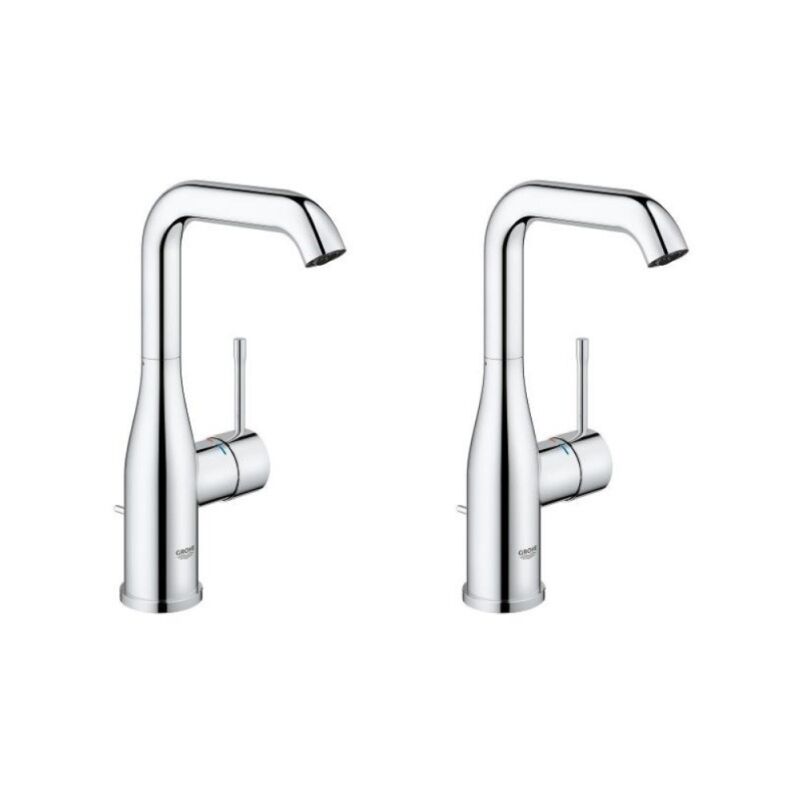 Grohe - Lot de 2 mitigeurs lavabo Essence l Chromé