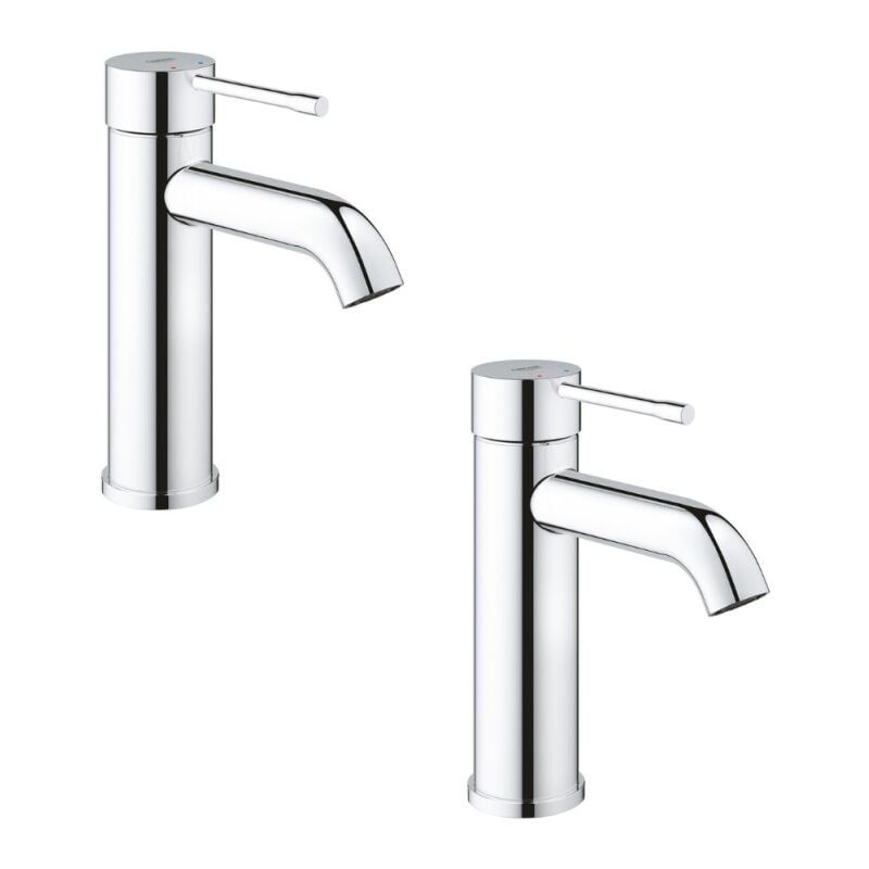 Grohe - Lot de 2 mitigeurs lavabo Essence AquaGuide s sans vidage