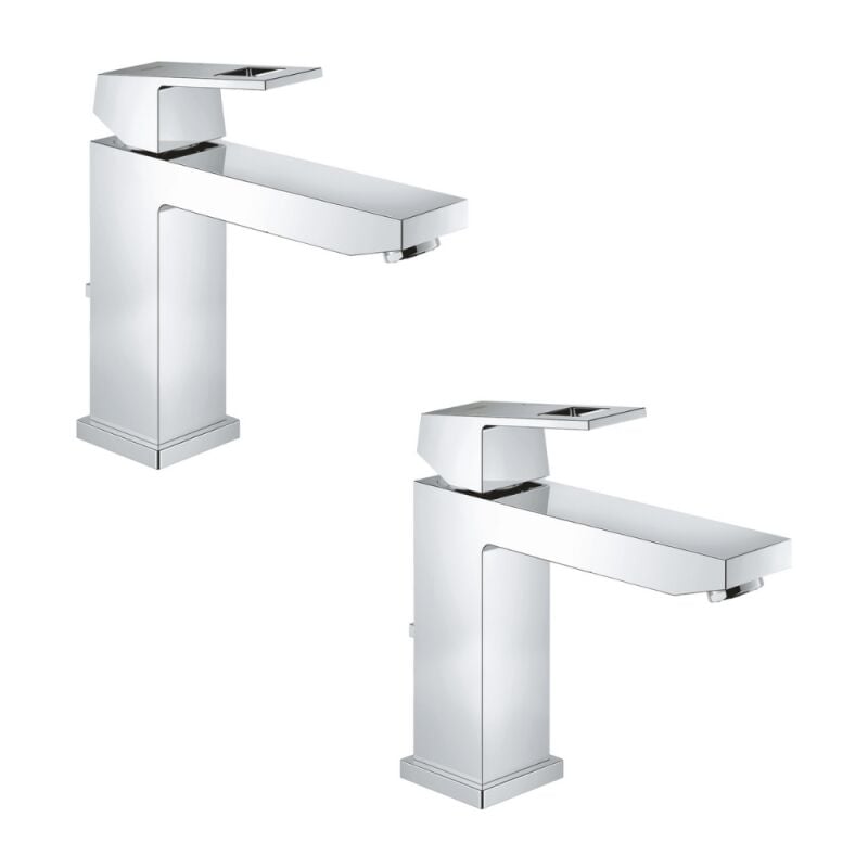 Grohe - Lot de 2 mitigeurs lavabo Eurocube m