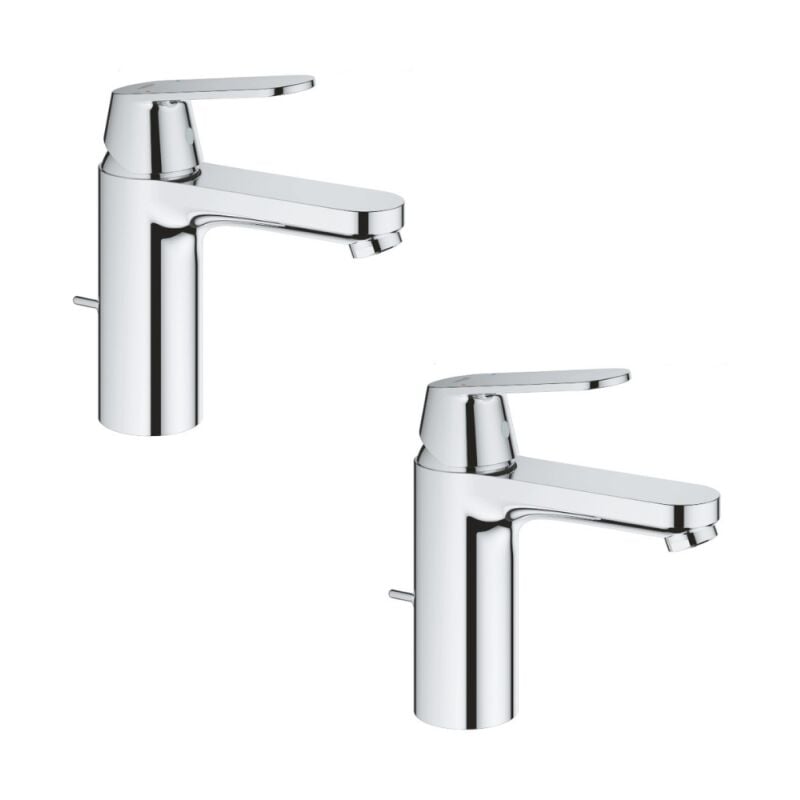 Grohe - Lot de 2 mitigeurs lavabo Eurosmart Cosmopolitan s Chromé