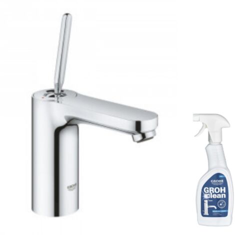 GROHE Mitigeur lavabo Get joy taille M chromé avec nettoyant robinetterie GrohClean
