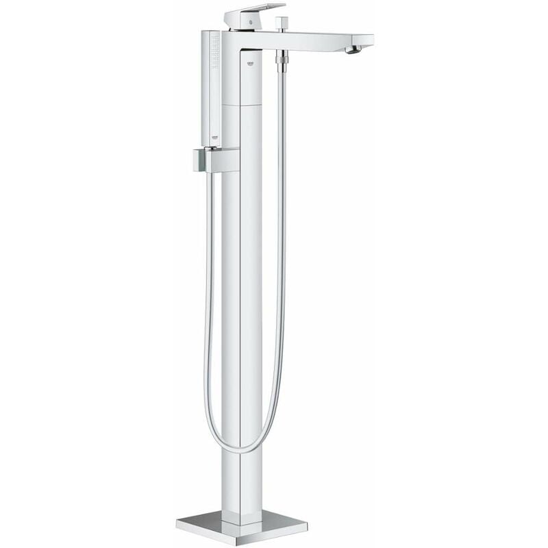 Eurocube - Mitigeur de baignoire au sol, avec accessoires, chrome 23672001 - Grohe