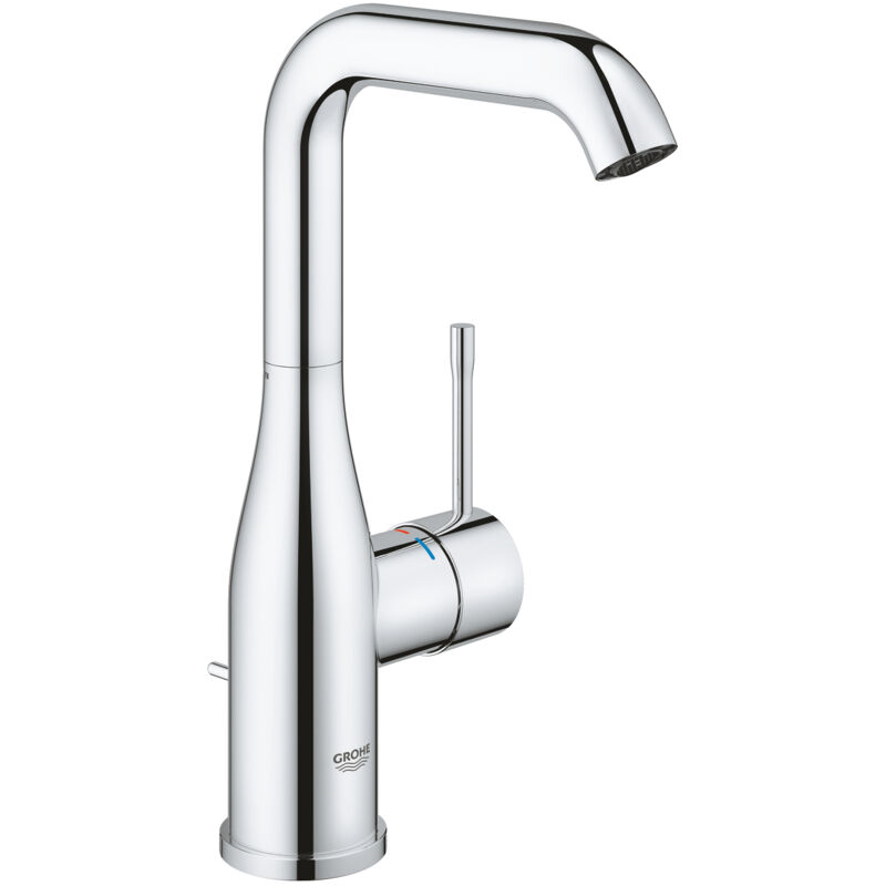 Grohe – Mitigeur de lavabo 32628001 – Monocommande taille L – Finition chromée – Bec mobile 360° – Débit 5,7 l/min – Installation monotrou