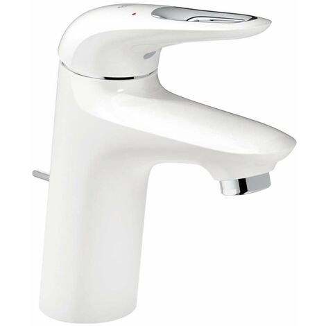 Grohe – Mitigeur monocommande lavabo taille S – Finition chrome éclatant – Hauteur 163 mm – Débit 5,7 l/min – Installation monotrou rapide - 23374LS3
