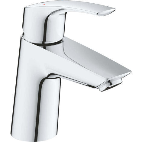 Grohe – Mitigeur monocommande lavabo taille S – Finition chromée – Hauteur 15 cm – Hauteur sous bec 74 mm – Débit 5,7 l/min – Technologie EcoJoy