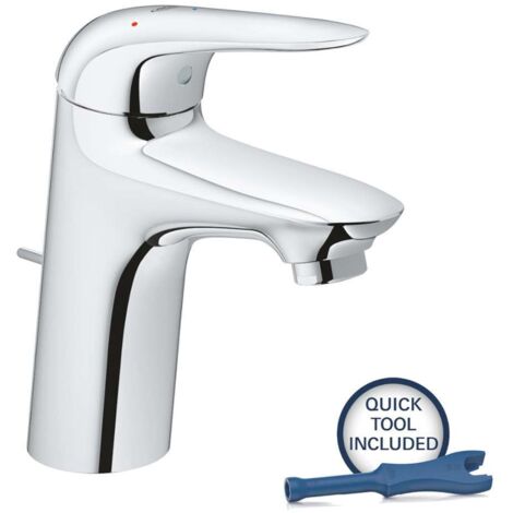 GROHE Mitigeur monocommande Lavabo Taille S Wave Chrome 23581001 (Import Allemagne)