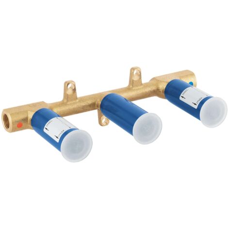 Grohe Montageelemente - Unterputz-Grundkörper für eine Drei-Loch-Waschtischarmatur 29025002