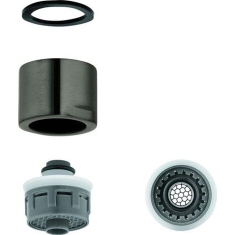 GROHE Mousseur 48343 filetage intérieur M 28 x 1 hard graphite brossé, 48343AL0