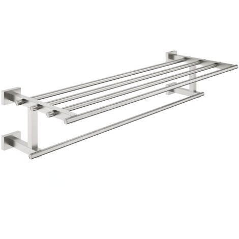 GROHE Multi-Badetuchhalter Essentials Cube 405121 558mm Metall supersteel, 40512DC1