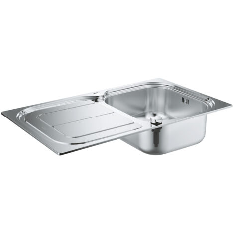 GROHE Nouveau K300 Evier acier inoxydable avec égouttoir (31563SD0)