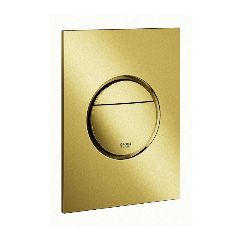 

GROHE Nova Cosmopolitan S 37601 2-M./Start&Stopp placa de accionamiento para inodoro dorado brillante