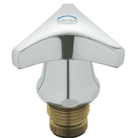 GROHE Oberteil 45968 mit Trecorn Griff Markierung blau 1/2\" chrom, 45968000