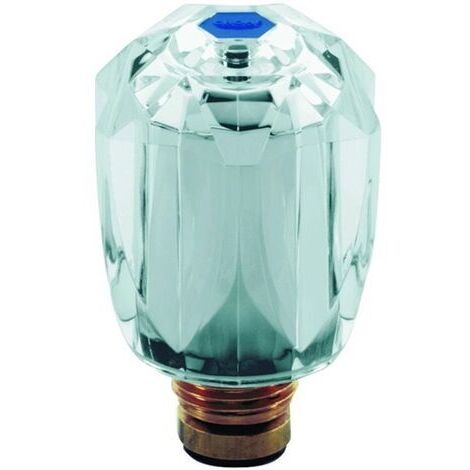 Grohe Oberteil, DN 15, Brillant-Griff, Markierung Blau, 10 Stück, Chrom
